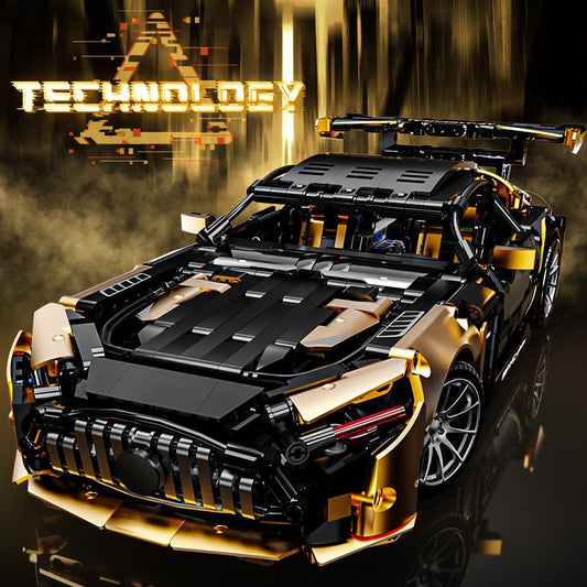 1:14 MOC Building Set Raceing Model, Sports Car Building Blocks Toys Boys or Adults Kits,Super Cars for Boys Age 8+and Adult,Collectable Model Car Building Kit(1368pcs)