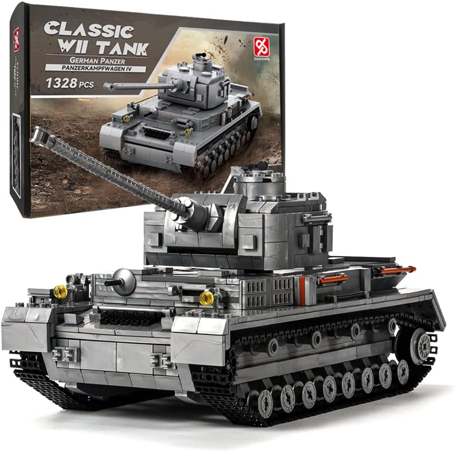 Panzer-IV Tank Military Building Block Collectible Model
