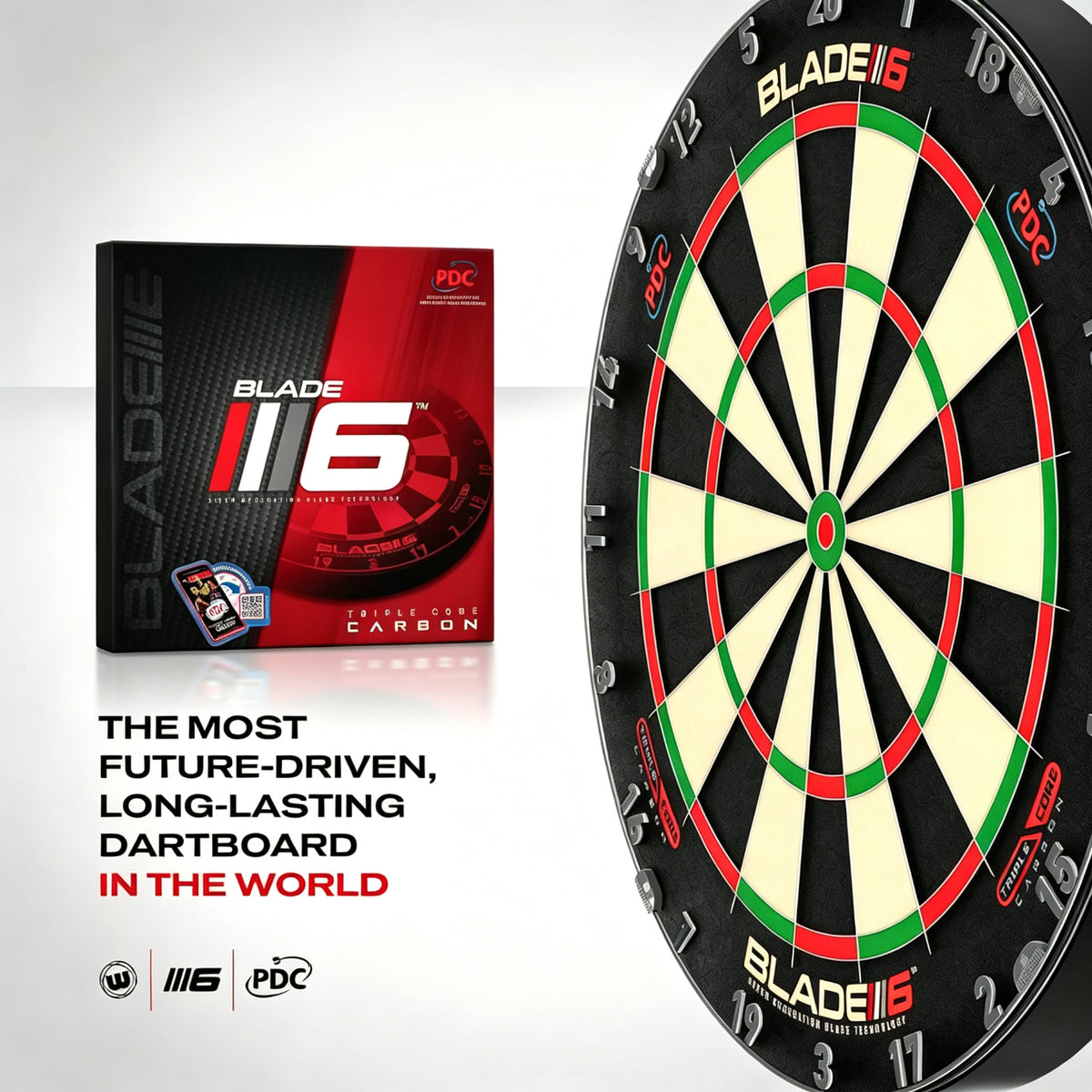 Tournament-Grade Bristle Dartboard – PDC Official Specs