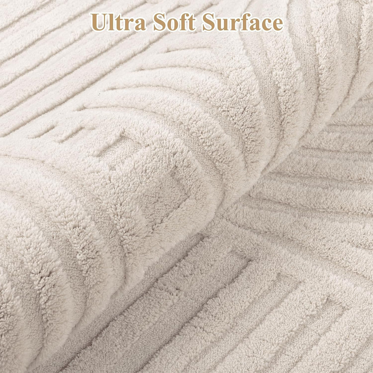 Modern Non-Slip Washable Area Rug, 9x12
