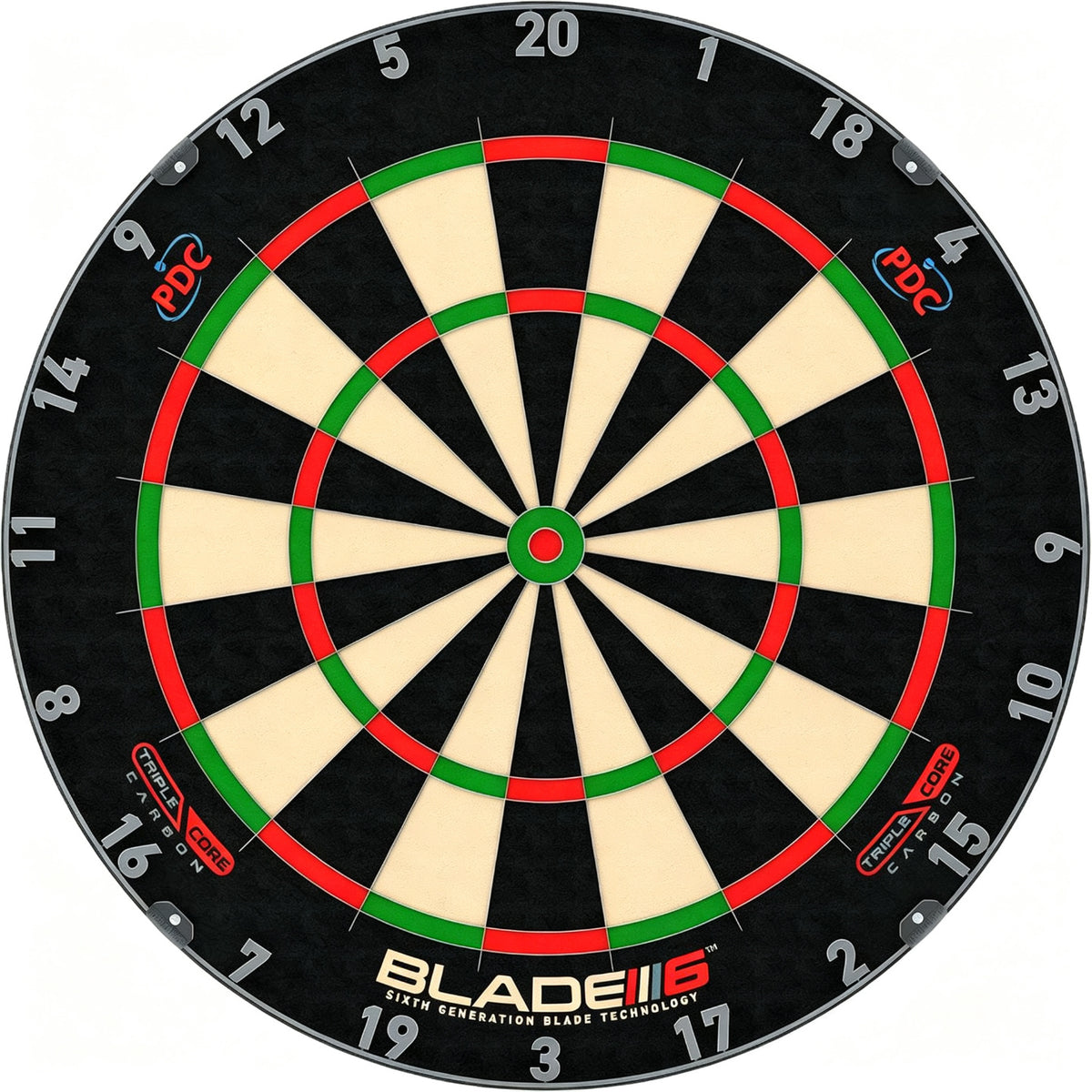 Tournament-Grade Bristle Dartboard – PDC Official Specs